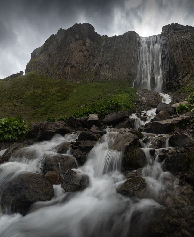 Водопад Терскол, национальный парк Приэльбрусье фото превью
