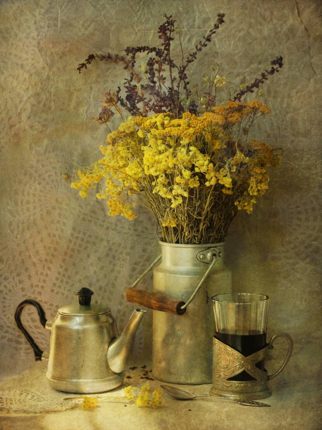 натюрморт, букет, чай , Алтыпина Наталья