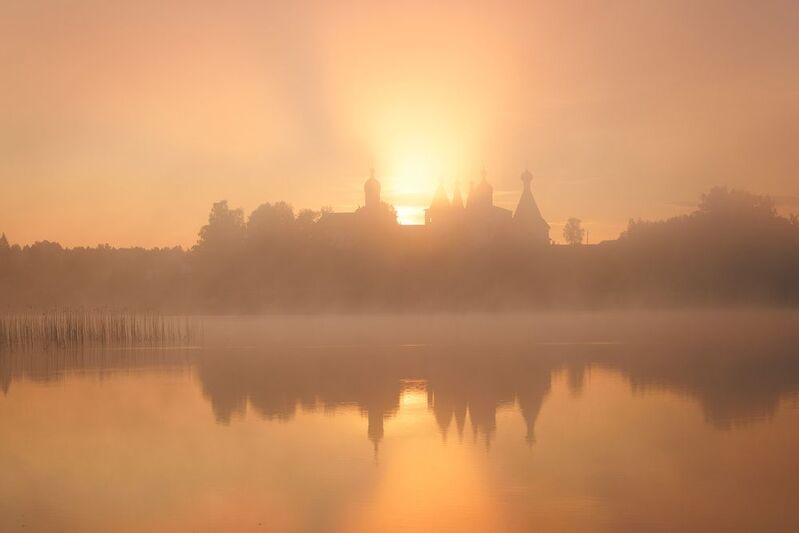 феропонтово, утро, рассвет, туман Ферапонтово фото превью