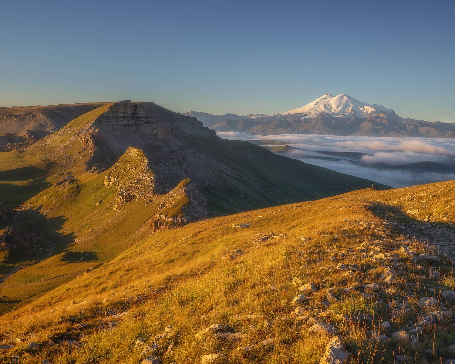 горы, кавказ, бермамыт, эльбрус, Марголин Алексей