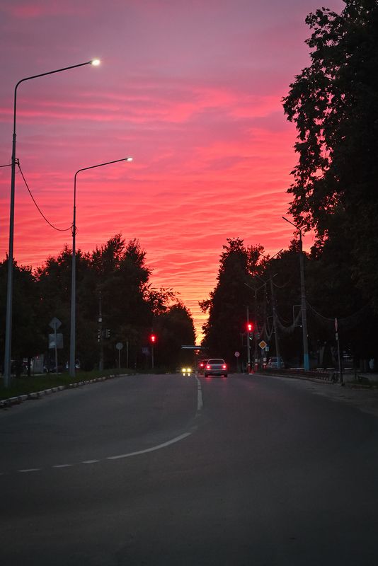 Волнующий закат фото превью