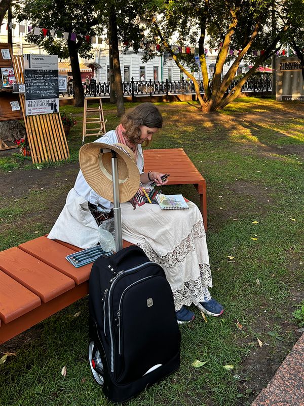 поезд вечером... фото превью