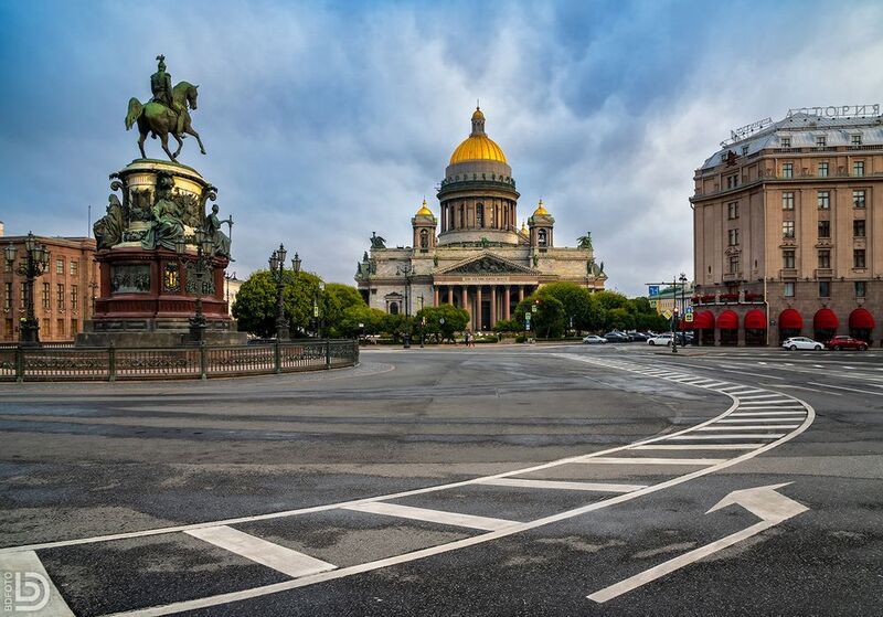 Разметка Исаакиевской площади фото превью