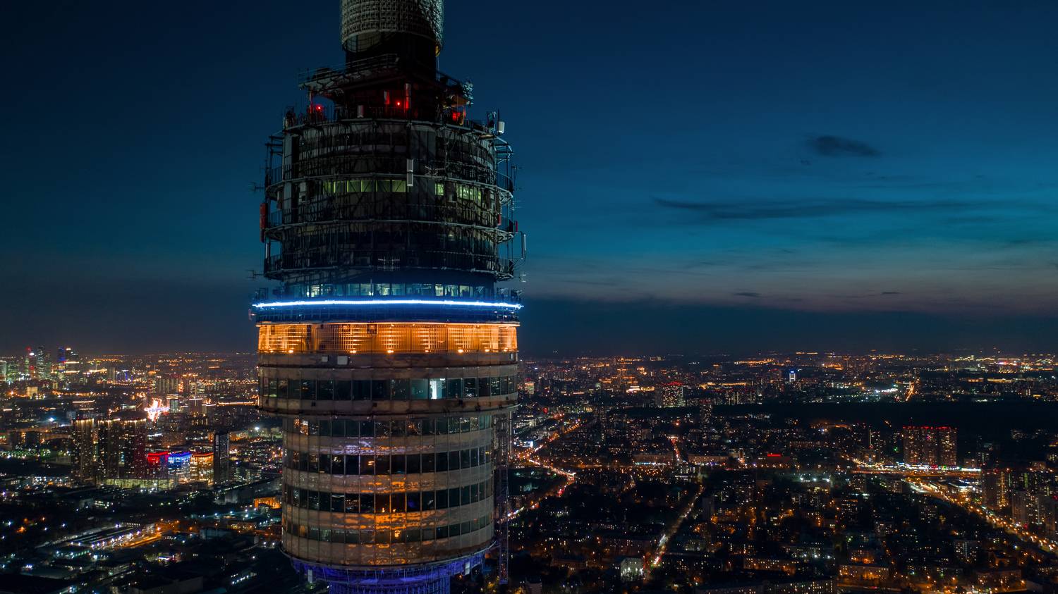 останкинская башня москва закат, Игорь Юркин