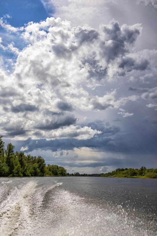 вольск, волга, облака Приближение грозы.. фото превью