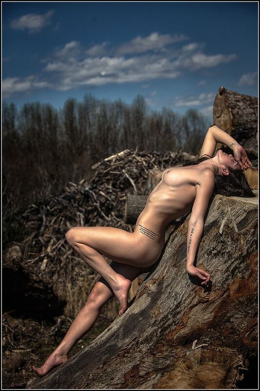 nude,fine art nude,naked,women,figure study,beauty,nature,sexy,breasts,erotic,sexy,sensual, Jacs on the Woodpile фото превью