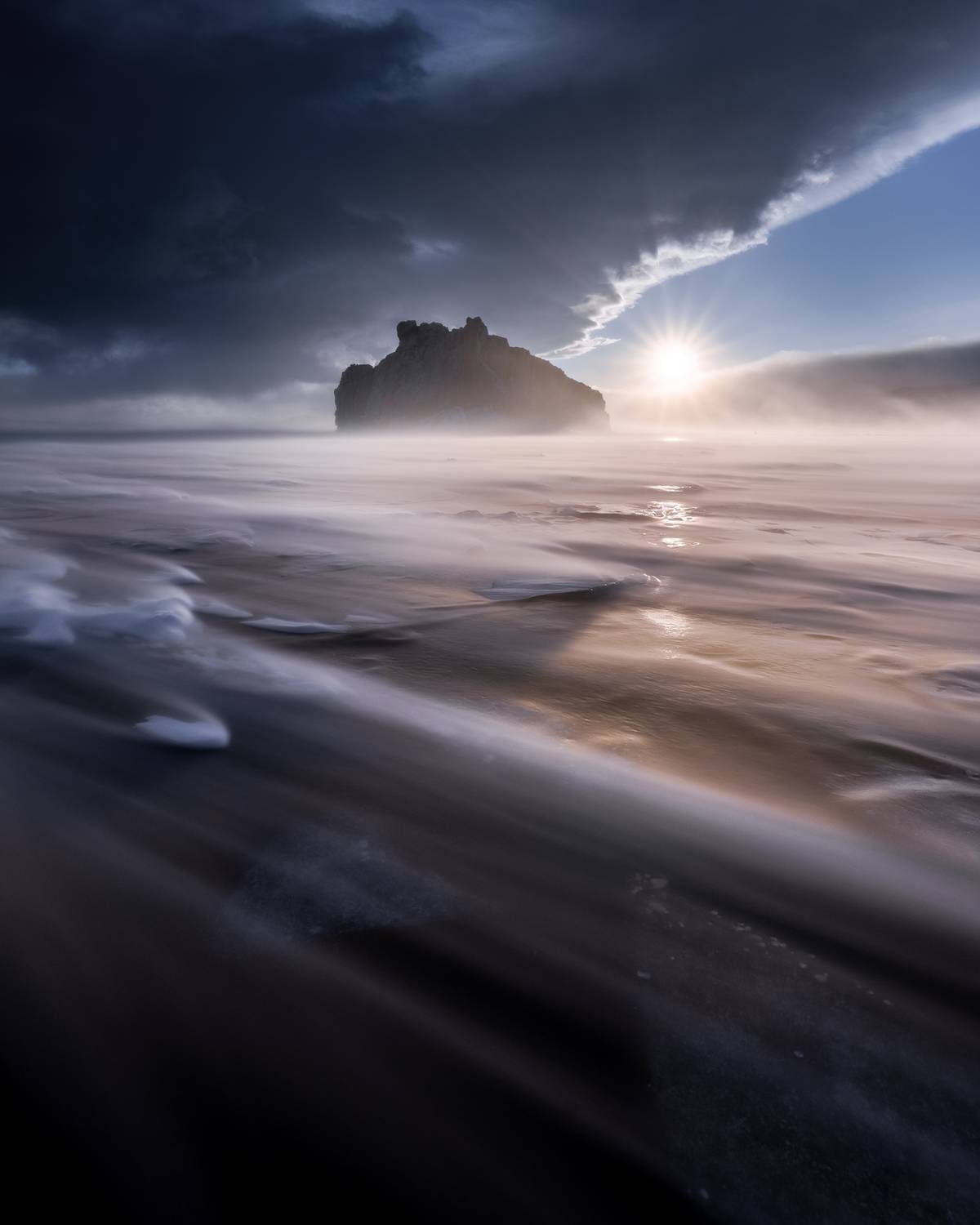 байкал, сибирь, россия, закат, природа, пейзаж, лед, зима, остров, baikal, siberia, russia, sunset, nature, landscape, ice, winter, island, Алексей Королёв