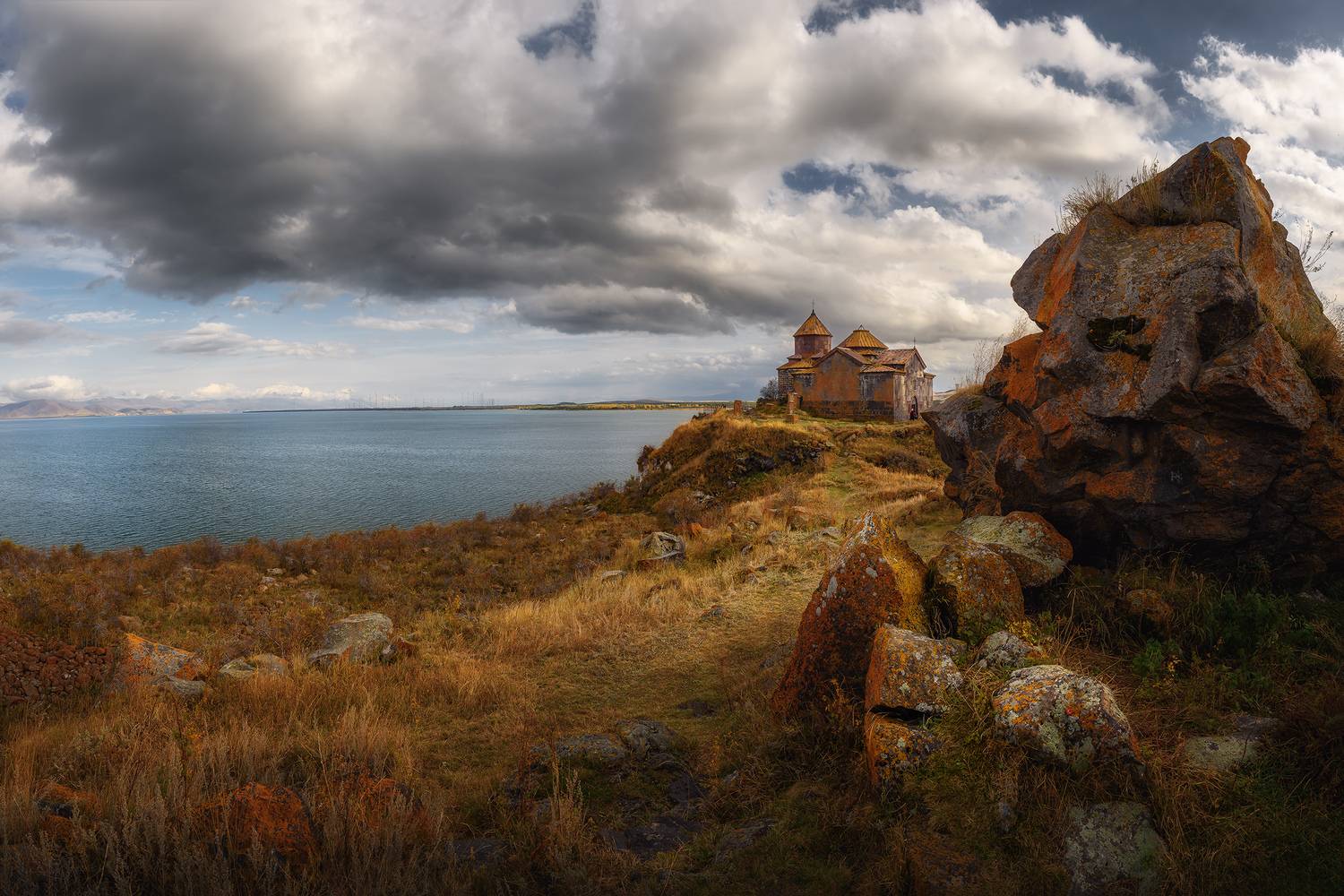 кавказ, армения, armenia, monastery, монастырь, горы,  озеро, горное озеро, севан, храм, Zakharov Armen