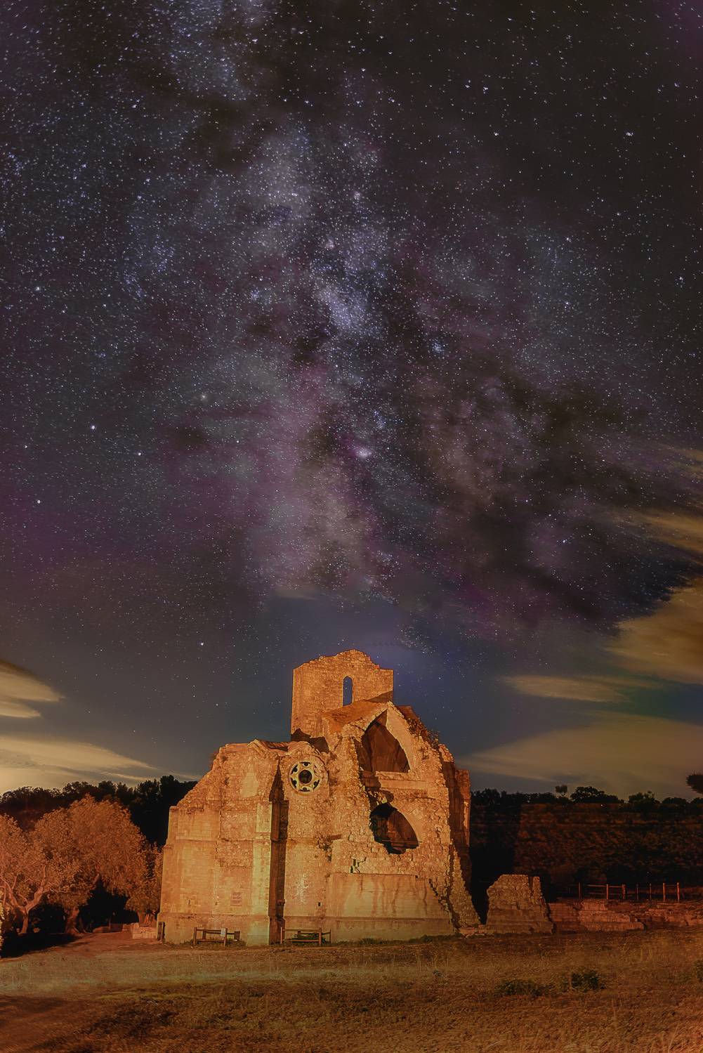 milky way occitanie france night, Sib&eacute;