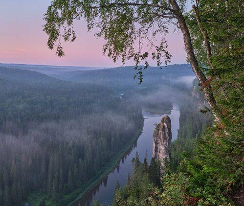 Раннее утро на Усьве