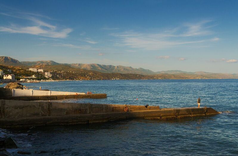 Вечерний берег. фото превью