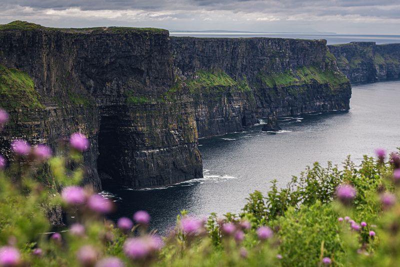 landscape, ireland, cliffs of moher, travel, drone, dji, photography The Cliffs of Moher фото превью