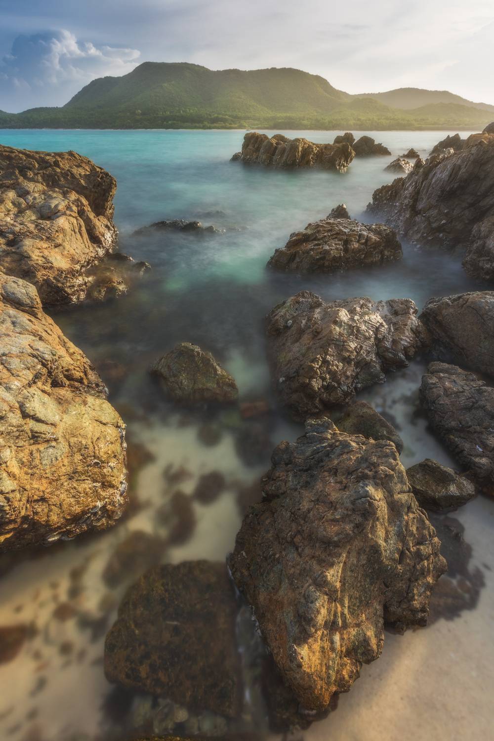 пейзаж, природа, море, остров, таиланд, закат, пляж, путешествие, туризм, Максим Токарев