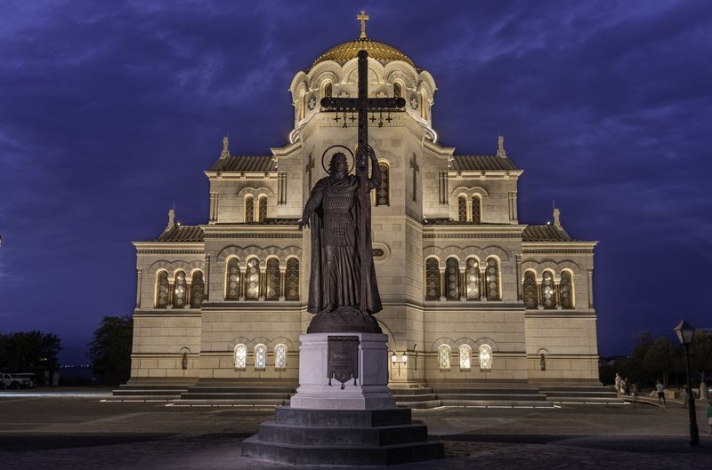 Россия, Крым, Севастополь, Херсонес Таврический, Свято-Владимирский собор Свято-Владимирский собор фото превью