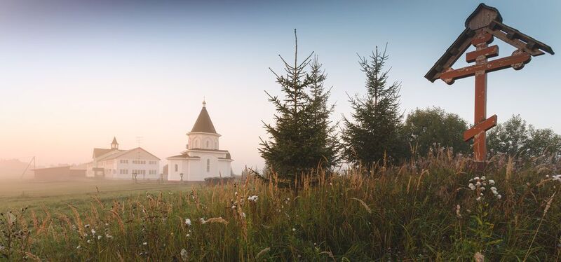 лето рассвет Никольское Утро в Никольском... фото превью