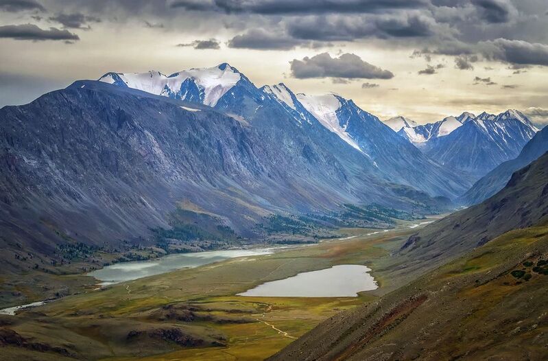 горный алтай, август, долина реки аккол, озера акколь и караколь Август в долине Аккола... фото превью