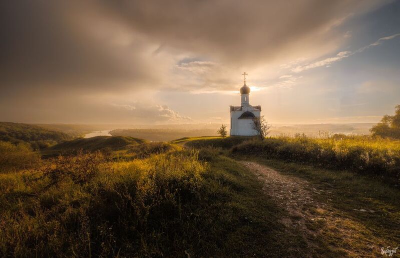 Часовня Илии Пророка на Сорокиной горе. Алексин. Тульская область. фото превью