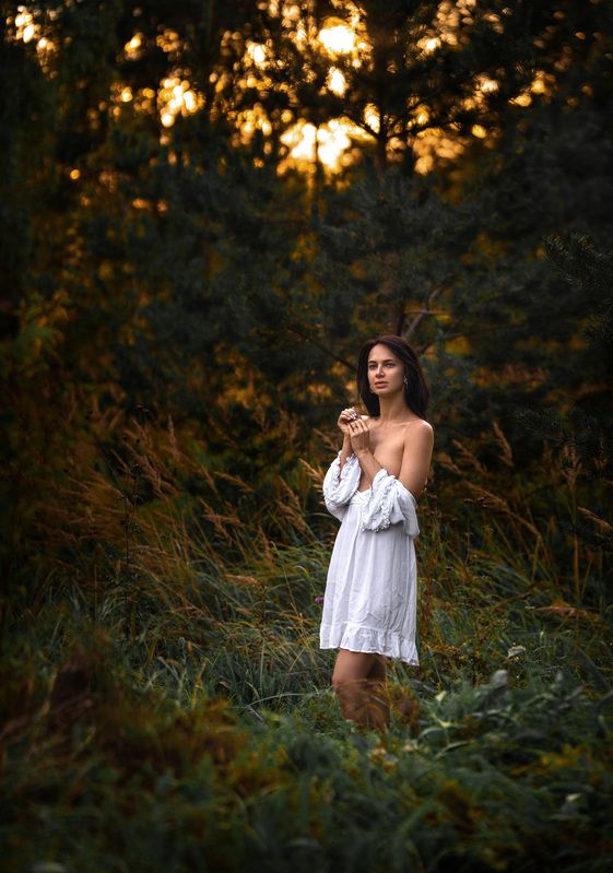 На закате. фото превью