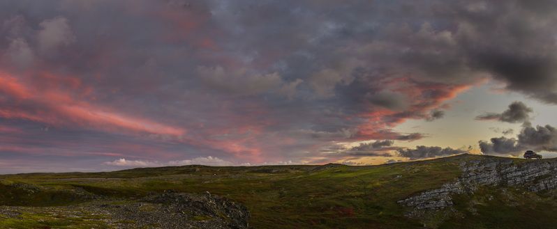Закат на Кольском фото превью