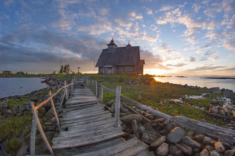 Белая ночь на Белом море фото превью