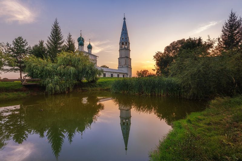 осенево, вечер, закат Вечер в Осенево фото превью