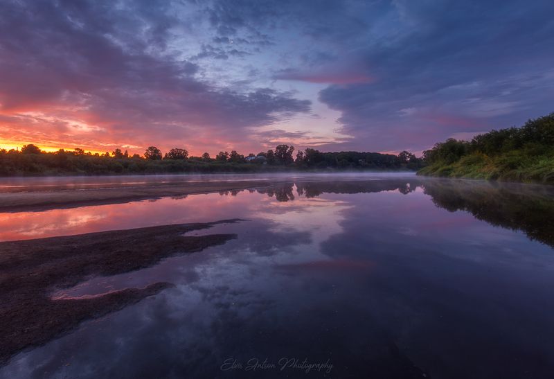 Утренние отражения фото превью