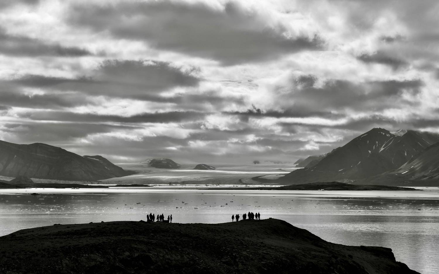 Landscapes, Svalbard, Nature, People, Mountain, Glacier, Fjords, , Povarova Ree Svetlana
