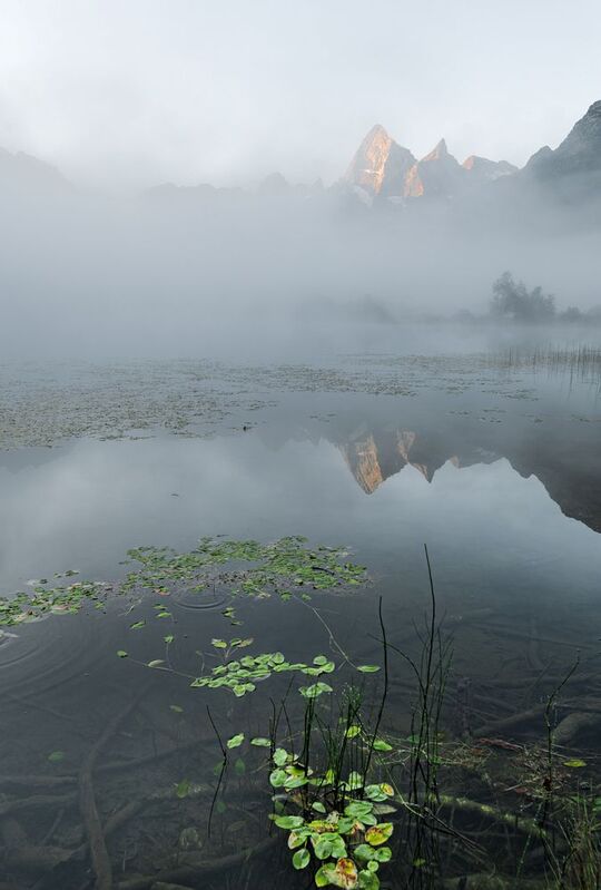 Туманы на озере Туманлы-Кель 1 фото превью