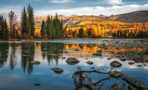 Осеннее маловодье...