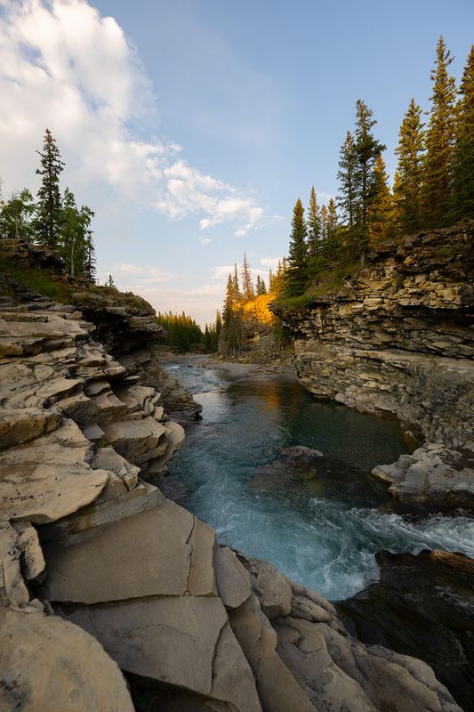 Alberta, Canada, Kananaskis country, sheep river, rocks, water Sheep River фото превью