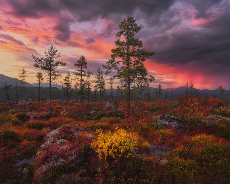 Закатное зарево фото превью