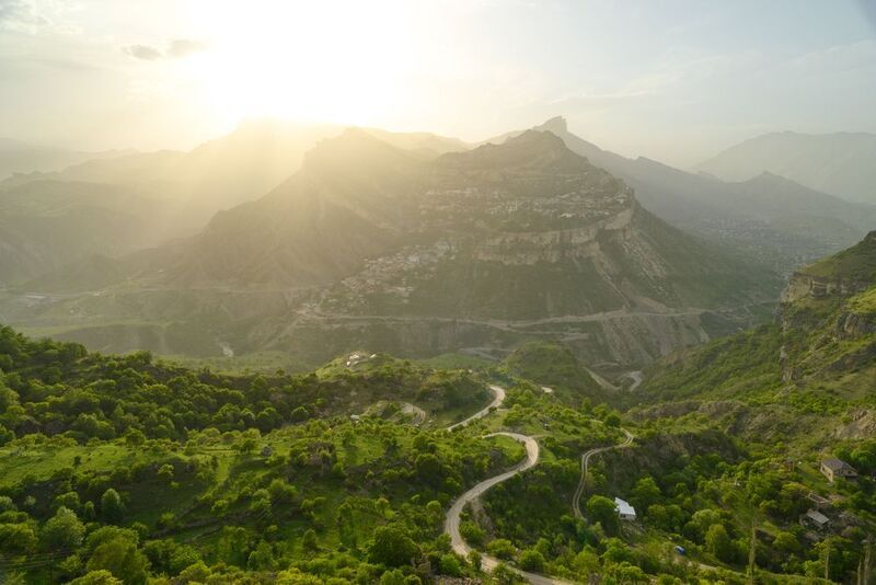 закат, Дагестан, Гуниб Точка Айвазовского, Дагестан фото превью