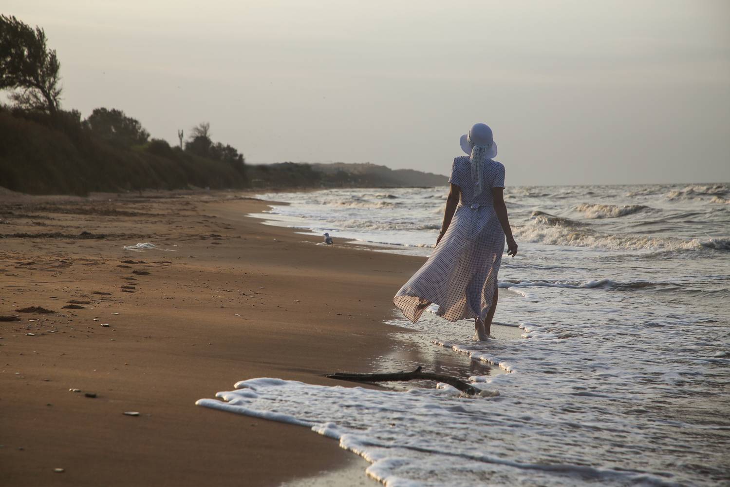 море, волны, пейзаж, вода, облака, тучи, вечер, Мурзинов Виктор