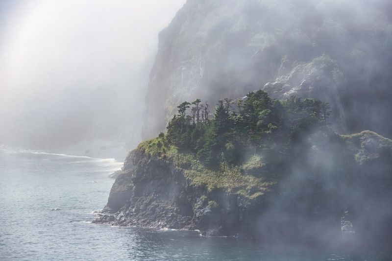 Туманный берег Шикотана фото превью