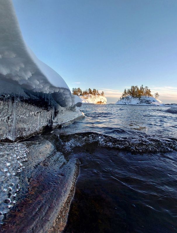 Мобилофото. Январская Ладога фото превью
