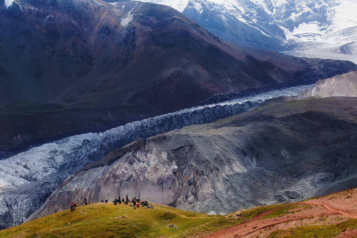 кыргызстан, памиро-алай, пик ленина, перевал путешественников (4150м), Элина Магалимова