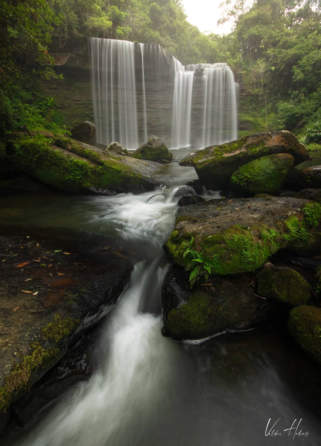 waterfall, green, mood, , Valdir Hobus