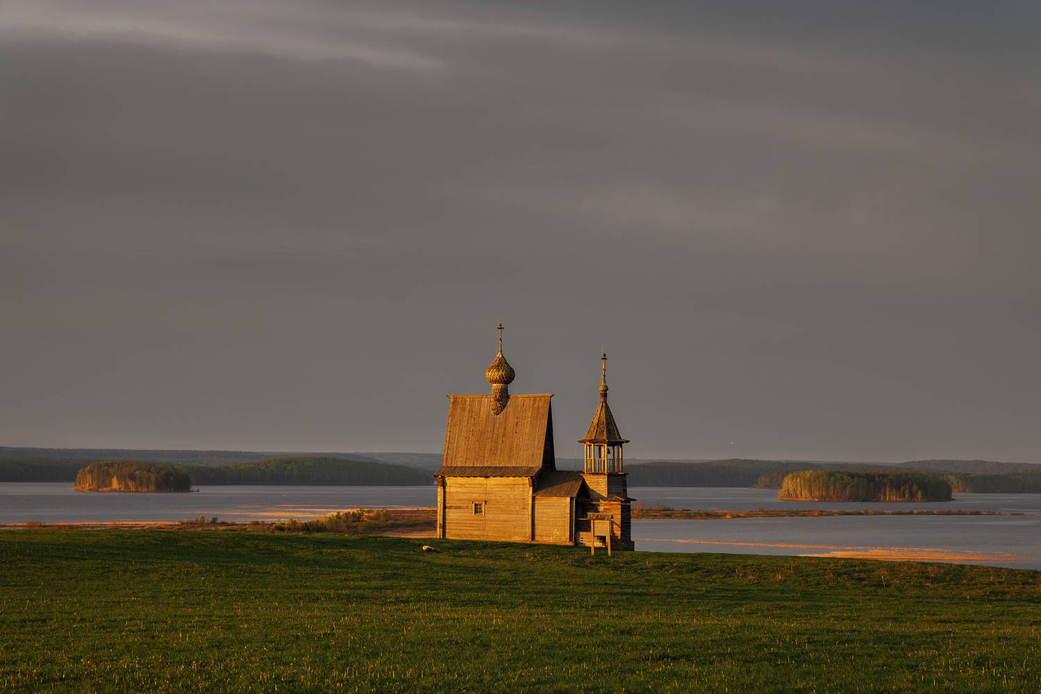 вершинина, утро. часовня, Морозов Сергей