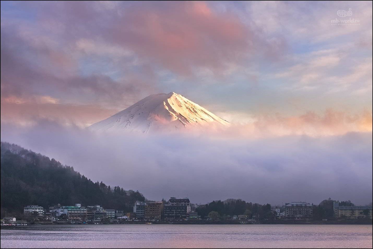 Япония, фудзияма, пейзаж, утро, горы, mb-world.ru, фотопутешествия, Михаил Воробььев