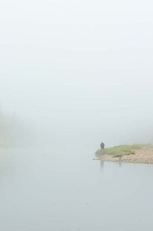 Дикая природа, Лето, Река Синяя, Туман, Утро, Фотографирует, Якутия В ожидании чуда фото превью