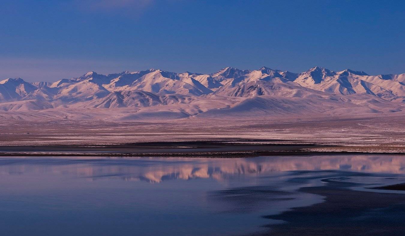 горы, отражение, рассвет, тузколь, утро, Ольга Кулакова