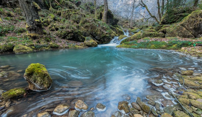 Март на реке Мезмай фото превью