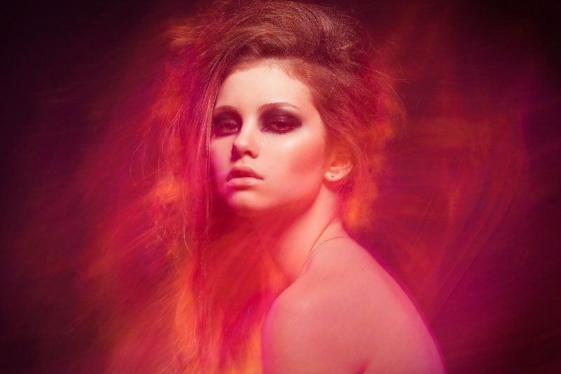 Impressionism, Девушка, Портерт, Смешанныйсвет, Смокиайс, Цвет impressionism фото превью