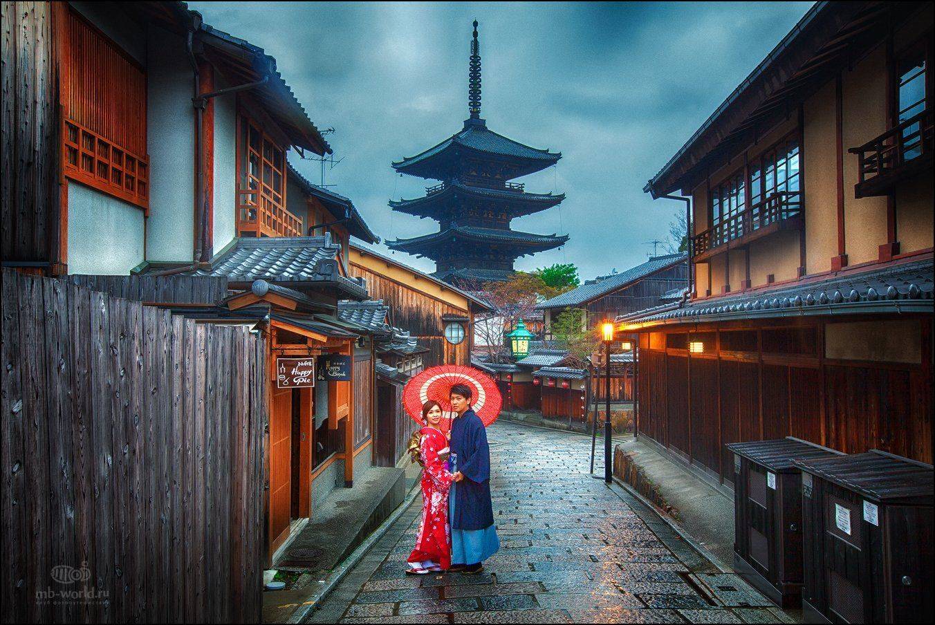 Япония, Киото, Гион, гейша, жанр, город, Михаил Воробььев