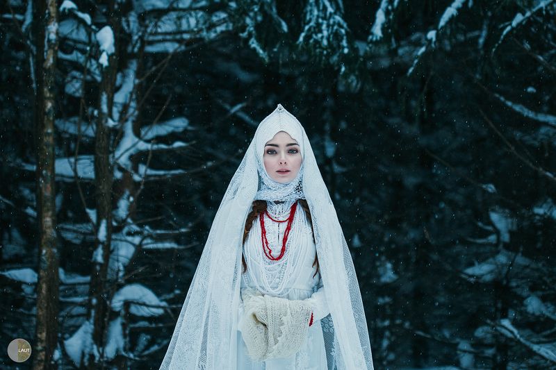 olgalaut портрет лес творческая фотосессия Алина фото превью