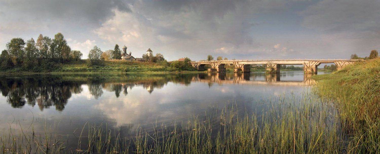 панорама, Русский Север, Архангельская область, пейзаж, Кена, река, Александр Бархатов
