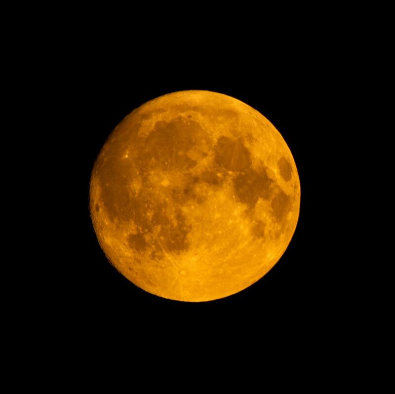 Вечерняя луна фото превью