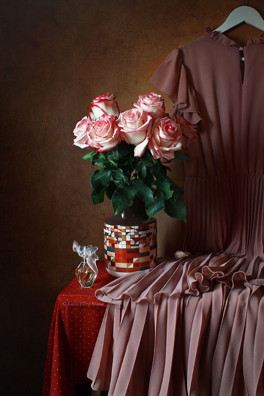 натюрморт, розы, праздник праздничные розы фото превью