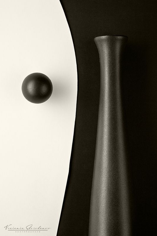 натюрморт, белое, чёрное, vensk Чёрное и Белое 7 фото превью