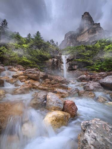 The Tower and the waterfall
